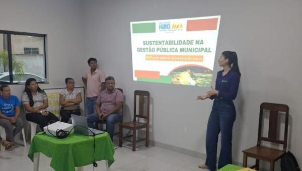 Muricilândia realiza Palestras de Sensibilização sobre sustentabilidade na gestão pública para os servidores da Saúde, Educação, Assistência Social e Prefeitura 