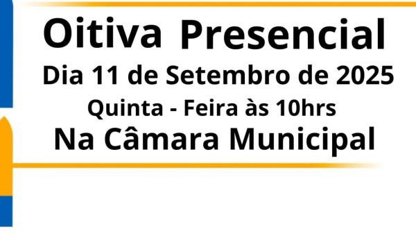 Oitiva presencial da Lei Aldir Blanc em Muricilândia-TO.