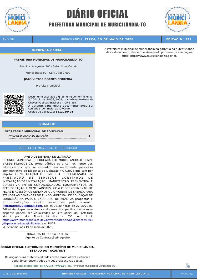 Capa da edição