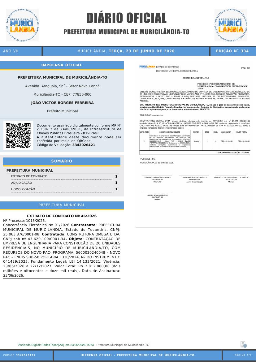 Capa da edição