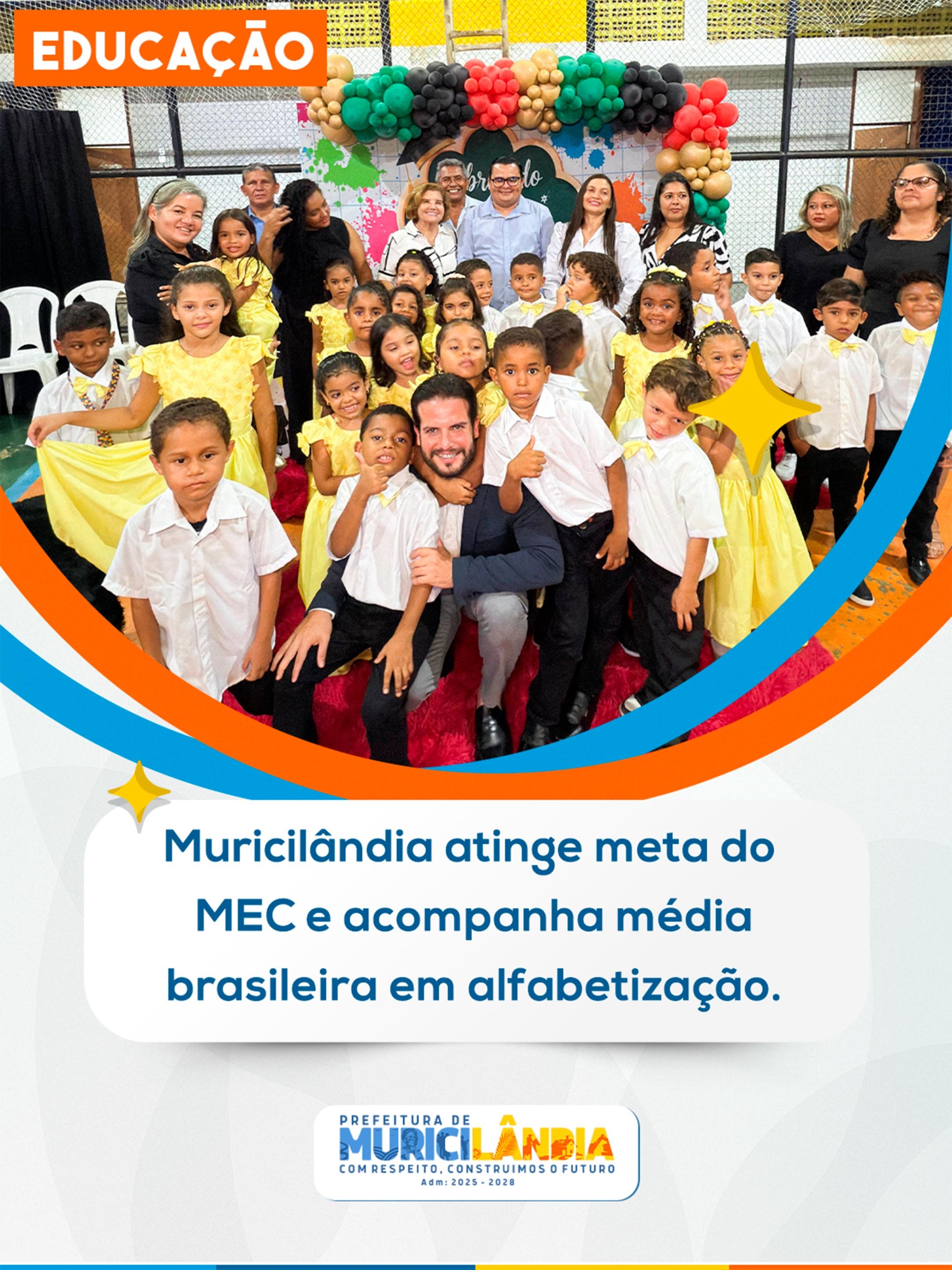 Educação que transforma realidades. 
Muricilândia avançando e garantindo futuro para nossas crianças.